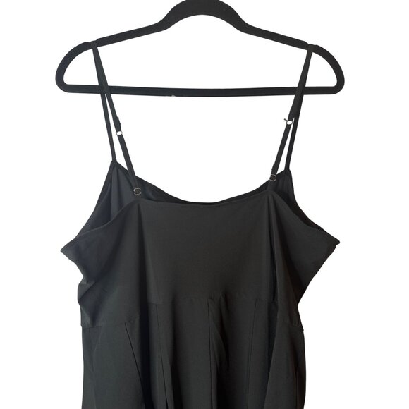 Abercrombie & Fitch XLP Womens Black Strappy Dress  Polyester & Elastane Blend - Picture 5 of 12